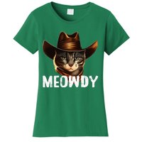 Meowdy Cat Cowboy Funny Cat Meme Women's T-Shirt