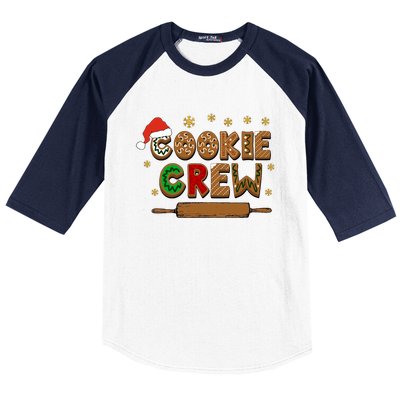 Merry Christmas Cookie Baking Crew Ginger Team Baker Gifts Baseball Sleeve Shirt