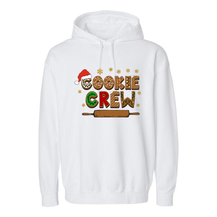 Merry Christmas Cookie Baking Crew Ginger Team Baker Gifts Garment-Dyed Fleece Hoodie