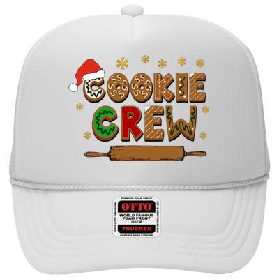 Merry Christmas Cookie Baking Crew Ginger Team Baker Gifts High Crown Mesh Back Trucker Hat