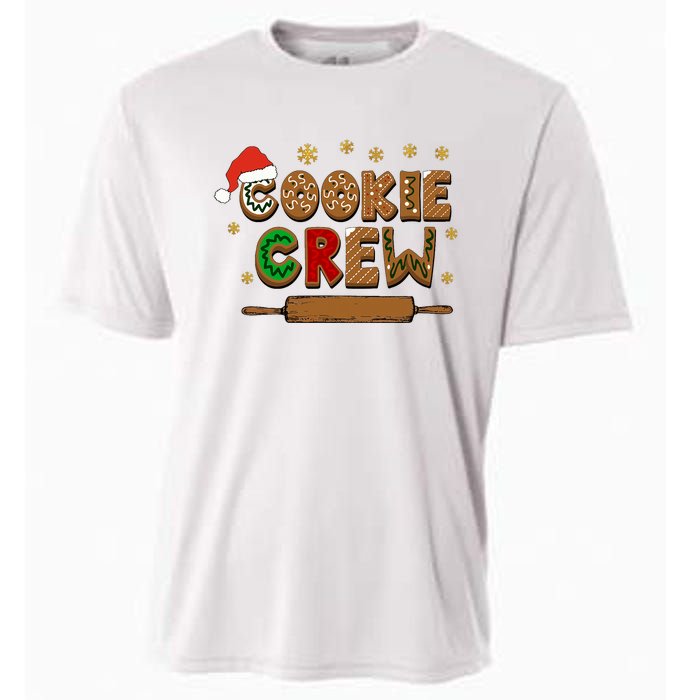 Merry Christmas Cookie Baking Crew Ginger Team Baker Gifts Cooling Performance Crew T-Shirt