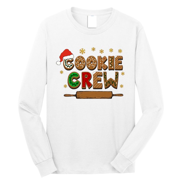 Merry Christmas Cookie Baking Crew Ginger Team Baker Gifts Long Sleeve Shirt