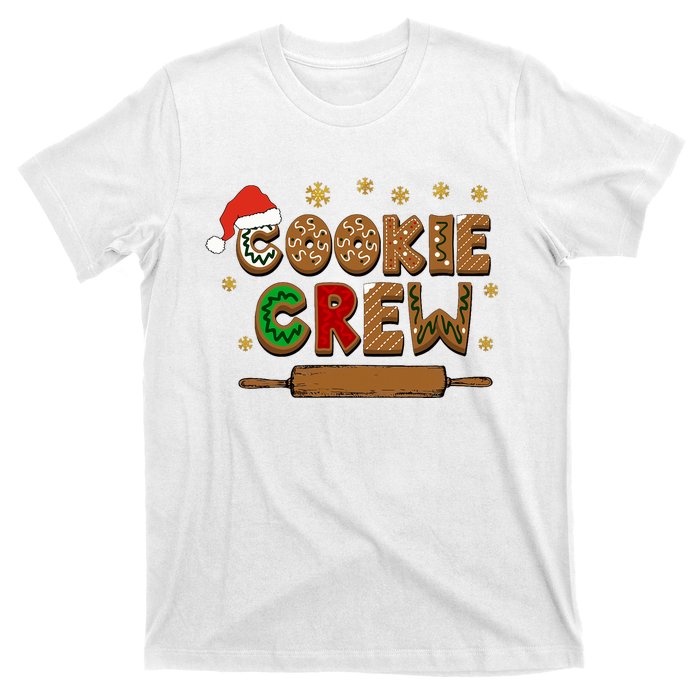 Merry Christmas Cookie Baking Crew Ginger Team Baker Gifts T-Shirt