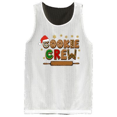 Merry Christmas Cookie Baking Crew Ginger Team Baker Gifts Mesh Reversible Basketball Jersey Tank