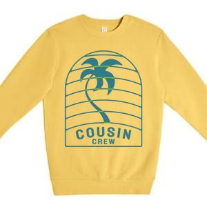 Matching Cousin Crew Family Vacation Road Trip Cousins Gift Premium Crewneck Sweatshirt