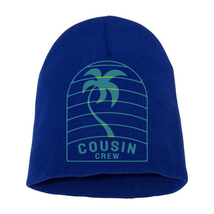 Matching Cousin Crew Family Vacation Road Trip Cousins Gift Short Acrylic Beanie