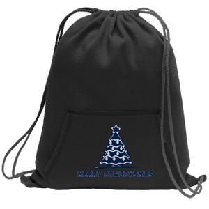 Merry Cowboysmas Christmas For Cowboys Lovers Sweatshirt Cinch Pack Bag