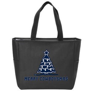 Merry Cowboysmas Christmas For Cowboys Lovers Zip Tote Bag