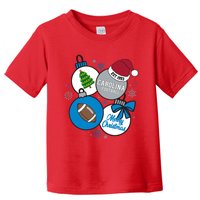 Merry Christmas Carolina Football Est 1993 Toddler T-Shirt