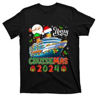 Merry Christmas Cruise 2024 Santa Elf Cruise Ship Lover T-Shirt