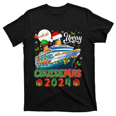 Merry Christmas Cruise 2024 Santa Elf Cruise Ship Lover T-Shirt