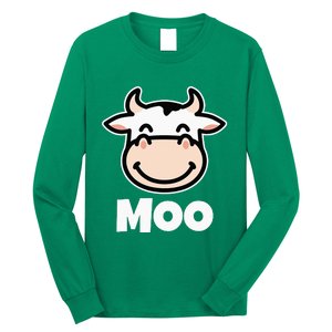 MOO Cows Cow Lover Long Sleeve Shirt