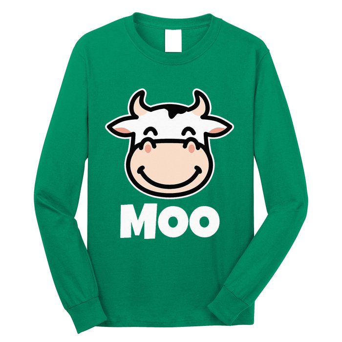 MOO Cows Cow Lover Long Sleeve Shirt