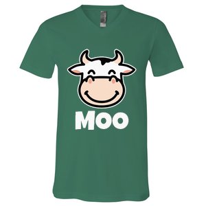 MOO Cows Cow Lover V-Neck T-Shirt