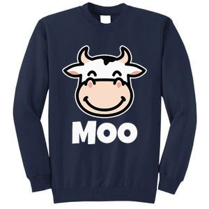 MOO Cows Cow Lover Tall Sweatshirt