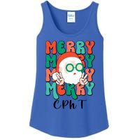 Merry Cpht Christmas Certified Pharmacy Technician Xmas Gift Ladies Essential Tank