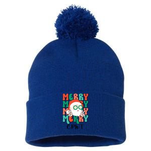 Merry Cpht Christmas Certified Pharmacy Technician Xmas Gift Pom Pom 12in Knit Beanie