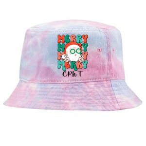 Merry Cpht Christmas Certified Pharmacy Technician Xmas Gift Tie-Dyed Bucket Hat