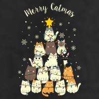 Merry Catmas Cute Cat Lover Christmas Adult Drive Performance Visor