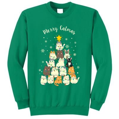 Merry Catmas Cute Cat Lover Christmas Sweatshirt