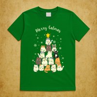 Merry Catmas Cute Cat Lover Christmas T-Shirt