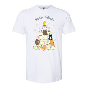 Merry Catmas Cute Cat Lover Christmas Softstyle CVC T-Shirt