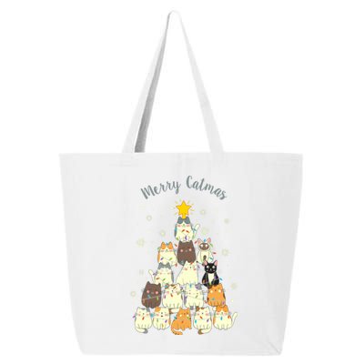 Merry Catmas Cute Cat Lover Christmas 25L Jumbo Tote