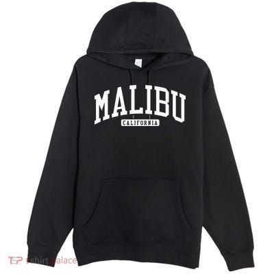 Malibu California CA College Premium Pullover Hoodie