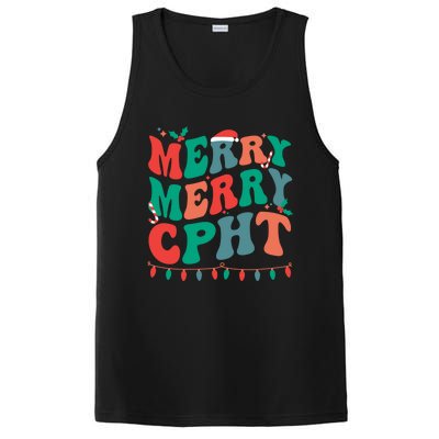 Merry Cpht Christmas Certified Pharmacy Technician Xmas Gift PosiCharge Competitor Tank