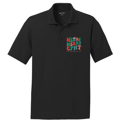 Merry Cpht Christmas Certified Pharmacy Technician Xmas Gift PosiCharge RacerMesh Polo