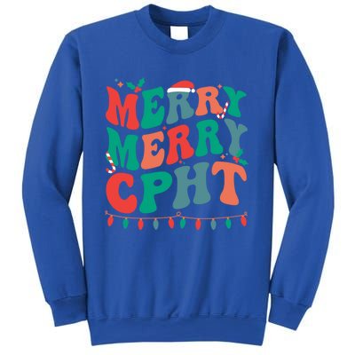 Merry Cpht Christmas Certified Pharmacy Technician Xmas Gift Sweatshirt