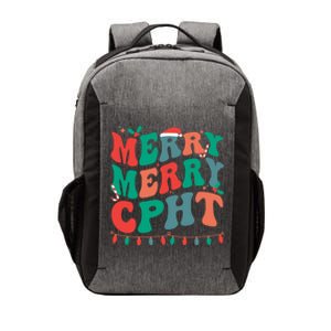 Merry Cpht Christmas Certified Pharmacy Technician Xmas Gift Vector Backpack