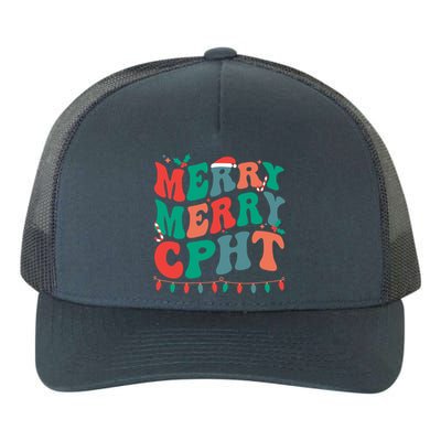 Merry Cpht Christmas Certified Pharmacy Technician Xmas Gift Yupoong Adult 5-Panel Trucker Hat