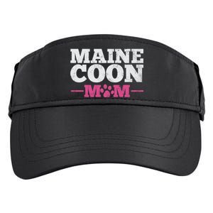 Maine Coon Cat Mom Mama Gift Adult Drive Performance Visor