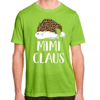 Mimi Claus Christmas Hat Santa Leopard Merry Christmas Great Gift Adult ChromaSoft Performance T-Shirt