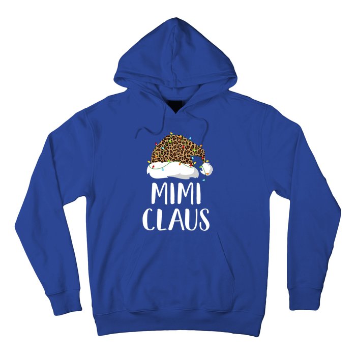 Mimi Claus Christmas Hat Santa Leopard Merry Christmas Great Gift Hoodie