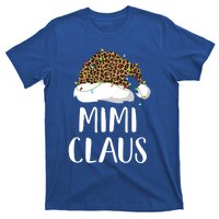 Mimi Claus Christmas Hat Santa Leopard Merry Christmas Great Gift T-Shirt