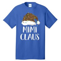 Mimi Claus Christmas Hat Santa Leopard Merry Christmas Great Gift Tall T-Shirt