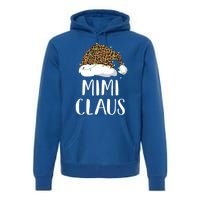 Mimi Claus Christmas Hat Santa Leopard Merry Christmas Great Gift Premium Hoodie