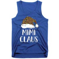 Mimi Claus Christmas Hat Santa Leopard Merry Christmas Great Gift Tank Top