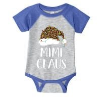 Mimi Claus Christmas Hat Santa Leopard Merry Christmas Great Gift Infant Baby Jersey Bodysuit