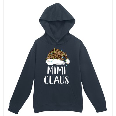 Mimi Claus Christmas Hat Santa Leopard Merry Christmas Great Gift Urban Pullover Hoodie