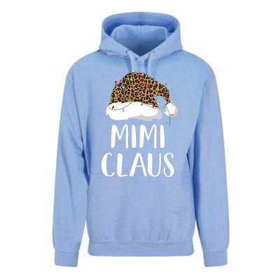 Mimi Claus Christmas Hat Santa Leopard Merry Christmas Great Gift Unisex Surf Hoodie