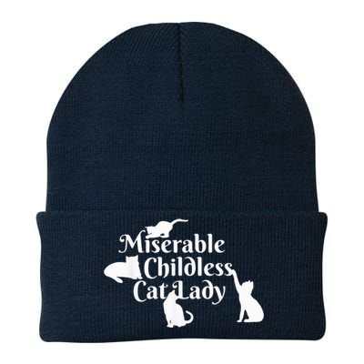 Miserable Childless Cat Lady Madam President 2024 Knit Cap Winter Beanie