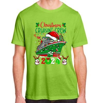 Merry Cruisemas Cruise 2024 Funny Christmas Cruisin Crew Adult ChromaSoft Performance T-Shirt