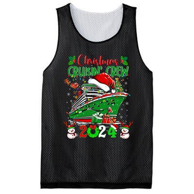 Merry Cruisemas Cruise 2024 Funny Christmas Cruisin Crew Mesh Reversible Basketball Jersey Tank