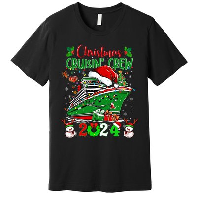 Merry Cruisemas Cruise 2024 Funny Christmas Cruisin Crew Premium T-Shirt