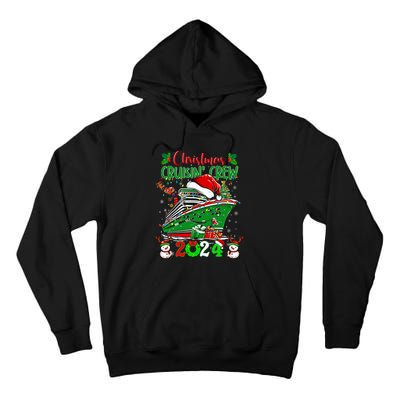 Merry Cruisemas Cruise 2024 Funny Christmas Cruisin Crew Tall Hoodie