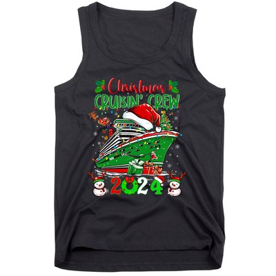 Merry Cruisemas Cruise 2024 Funny Christmas Cruisin Crew Tank Top