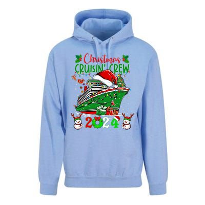 Merry Cruisemas Cruise 2024 Funny Christmas Cruisin Crew Unisex Surf Hoodie